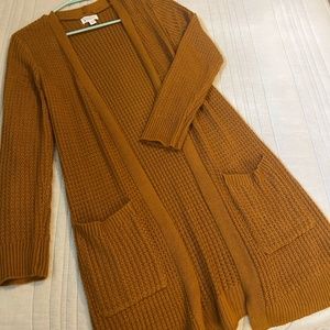 Long cardigan sweater
